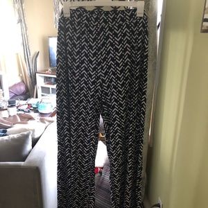 3X Roz & Ali Flowy Wide Leg Pants